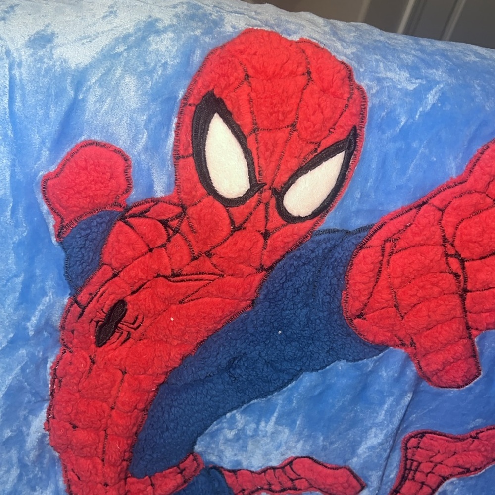 NEWCOSPLAY Kids Blanket 3D Spiderman Blanket Plush Warm for Boys Girls